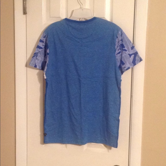 Guess Turk sea marled multi men's t- shirt Sz:M - Picture 3 of 6